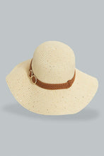 تنزيل الصورة على معرض الصور، Redtag-Beige-Metal-Hardware-Embellished-Hat-Hats-Women-