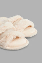 Load image into Gallery viewer, Redtag-Sand-Slide-Slippers-Colour:Sand,-Filter:Girls-Footwear-(5-to-14-Yrs),-GSR-Slippers,-New-In,-New-In-GSR-FOO,-Non-Sale,-S22B,-Section:Kidswear-Senior-Girls-5 to 14 Years