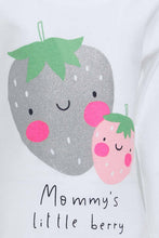تنزيل الصورة على معرض الصور، Redtag-White-Aop-L/S-Graphic-T-Shirt-All-Over-Prints-Infant-Girls-3 to 24 Months