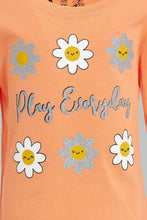 تنزيل الصورة على معرض الصور، Redtag-Coral-Long-Sleeve-Graphic-T-Shirt-All-Over-Prints-Infant-Girls-3 to 24 Months