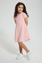 تنزيل الصورة على معرض الصور، Redtag-Pink-Polo-Collar-Dress-Colour:Pink,-Filter:Girls-(2-to-8-Yrs),-Girls-Dresses,-New-In,-New-In-GIR,-Non-Sale,-S22B,-Section:Kidswear-Girls-2 to 8 Years