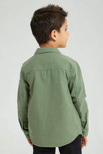 Load image into Gallery viewer, Redtag-Green-Twill-Shirt-And-T-Shirt-Set-Boys-Shirts,-Colour:Green,-Filter:Boys-(2-to-8-Yrs),-New-In,-New-In-BOY,-Non-Sale,-S22B,-Section:Kidswear-Boys-2 to 8 Years