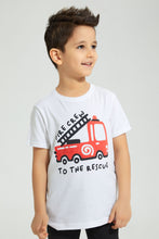 Load image into Gallery viewer, Redtag-Green-Twill-Shirt-And-T-Shirt-Set-Boys-Shirts,-Colour:Green,-Filter:Boys-(2-to-8-Yrs),-New-In,-New-In-BOY,-Non-Sale,-S22B,-Section:Kidswear-Boys-2 to 8 Years