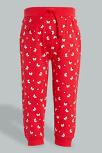 تنزيل الصورة على معرض الصور، Redtag-Coral-Placement-Print-Trackpant-Joggers-Infant-Girls-3 to 24 Months