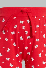تنزيل الصورة على معرض الصور، Redtag-Coral-Placement-Print-Trackpant-Joggers-Infant-Girls-3 to 24 Months