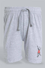 تنزيل الصورة على معرض الصور، Redtag-Red-Yd-T-Shirt-With-Jersey-Grey-Short-Casual-Set-(2-Pack)-Sets-Infant-Boys-3 to 24 Months