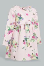 Load image into Gallery viewer, Redtag-Pink-Dress-With-Scallap-At-Hem-Dresses-Infant-Girls-3 to 24 Months