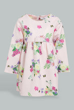 Load image into Gallery viewer, Redtag-Pink-Dress-With-Scallap-At-Hem-Dresses-Infant-Girls-3 to 24 Months