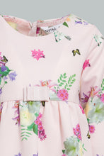 Load image into Gallery viewer, Redtag-Pink-Dress-With-Scallap-At-Hem-Dresses-Infant-Girls-3 to 24 Months