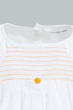 Load image into Gallery viewer, Redtag-White-Top-With-Embroidery-At-Chest-Blouses-Infant-Girls-3 to 24 Months
