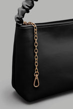 تنزيل الصورة على معرض الصور، Redtag-Black-Scrunched-Top-Handle-Bag-Colour:Black,-Filter:Women's-Accessories,-New-In,-New-In-Women-ACC,-Non-Sale,-S22A,-Women-Handbags-Women-