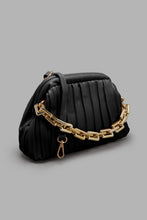تنزيل الصورة على معرض الصور، Redtag-Black-Pleated-Cross-Body-Bag-Colour:Black,-Filter:Women's-Accessories,-New-In,-New-In-Women-ACC,-Non-Sale,-S22A,-Women-Handbags-Women-