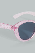 Load image into Gallery viewer, Redtag-Cat-Eye-Sunglasses-With-Character-Embellished-Case-Aviator-Girls-