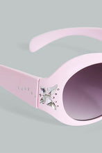 Load image into Gallery viewer, Redtag-Over-Sized-Sunglasses-With-Character-Embellished-Case-Oversized-Girls-