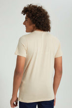 تنزيل الصورة على معرض الصور، Redtag-Beige-Goals-Tee-All-Over-Prints-Senior-Boys-9 to 14 Years
