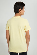 تنزيل الصورة على معرض الصور، Redtag-Yellow-Never-Trust-An-Atom-T-Shirt-Graphic-Prints-Senior-Boys-9 to 14 Years