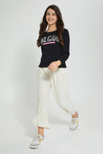 تنزيل الصورة على معرض الصور، Redtag-Beige-Pleated-Knitted-Culottes-Trousers-Senior-Girls-9 to 14 Years