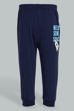 تنزيل الصورة على معرض الصور، Redtag-Navy-And-White-Printed-Space-Pj-Set-4-Pack-Pyjama-Sets-Infant-Boys-3 to 24 Months
