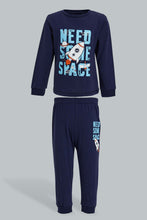تنزيل الصورة على معرض الصور، Redtag-Navy-And-White-Printed-Space-Pj-Set-4-Pack-Pyjama-Sets-Infant-Boys-3 to 24 Months