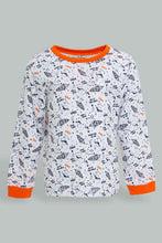 تنزيل الصورة على معرض الصور، Redtag-Navy-And-White-Printed-Space-Pj-Set-4-Pack-Pyjama-Sets-Infant-Boys-3 to 24 Months