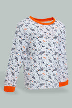 تنزيل الصورة على معرض الصور، Redtag-Navy-And-White-Printed-Space-Pj-Set-4-Pack-Pyjama-Sets-Infant-Boys-3 to 24 Months