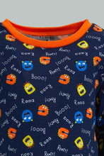 تنزيل الصورة على معرض الصور، Redtag-Red-And-Navy-Printed-Tiger-Pj-Set-4-Pack-Pyjama-Sets-Infant-Boys-3 to 24 Months