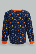 تنزيل الصورة على معرض الصور، Redtag-Red-And-Navy-Printed-Tiger-Pj-Set-4-Pack-Pyjama-Sets-Infant-Boys-3 to 24 Months