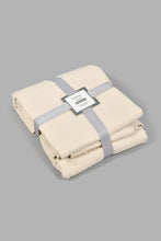 Load image into Gallery viewer, Beige 2-Piece Bedspread Set (Single Size)