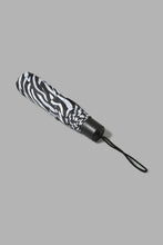 Load image into Gallery viewer, Redtag-Black-Zebra-Prints-3-Fold-Umbrella-Umbrellas-Travel-Accessories-