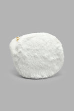 Load image into Gallery viewer, Redtag-White-Character-Faux-Fur-Cross-Body-Bag-Cross-Body-Bags-Girls-