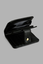 Load image into Gallery viewer, Redtag-Black-Quilted-Purse-Colour:Black,-Filter:Women's-Accessories,-New-In,-New-In-Women-ACC,-Non-Sale,-S22A,-Women-Purses-Women-
