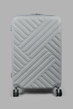 Load image into Gallery viewer, Redtag-Grey-4-Wheel-Hard-Side-24"-Luggage-Trolley-Colour:Grey,-Filter:Travel-Accessories,-LUG-Luggages,-New-In,-New-In-LUG-ACC,-Non-Sale,-S22A-Travel-Accessories-