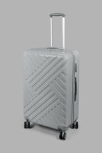 Load image into Gallery viewer, Redtag-Grey-4-Wheel-Hard-Side-24"-Luggage-Trolley-Colour:Grey,-Filter:Travel-Accessories,-LUG-Luggages,-New-In,-New-In-LUG-ACC,-Non-Sale,-S22A-Travel-Accessories-