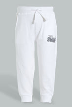 Load image into Gallery viewer, Redtag-White-Placement-Print-Active-Pant-Joggers-Infant-Boys-3 to 24 Months