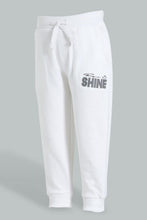 Load image into Gallery viewer, Redtag-White-Placement-Print-Active-Pant-Joggers-Infant-Boys-3 to 24 Months