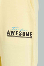 Load image into Gallery viewer, Redtag-Yellow-Placement-Print-Active-Pant-Joggers-Infant-Boys-3 to 24 Months