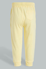 Load image into Gallery viewer, Redtag-Yellow-Placement-Print-Active-Pant-Joggers-Infant-Boys-3 to 24 Months
