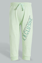 Load image into Gallery viewer, Redtag-Mint-Placement-Print-Active-Pant-Joggers-Infant-Boys-3 to 24 Months
