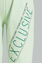 Load image into Gallery viewer, Redtag-Mint-Placement-Print-Active-Pant-Joggers-Infant-Boys-3 to 24 Months