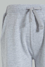 Load image into Gallery viewer, Redtag-Grey-Placement-Print-Active-Pant-Joggers-Infant-Boys-3 to 24 Months