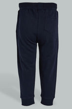 Load image into Gallery viewer, Redtag-Sky-Blue-Placement-Print-Active-Pant-Joggers-Infant-Boys-3 to 24 Months
