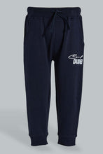 Load image into Gallery viewer, Redtag-Sky-Blue-Placement-Print-Active-Pant-Joggers-Infant-Boys-3 to 24 Months