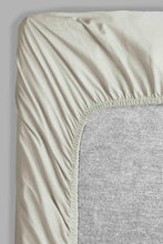 تنزيل الصورة على معرض الصور، Redtag-Grey-Cotton-Fitted-Sheet-
(Single-Size)-Fitted-Sheets-Home-Bedroom-