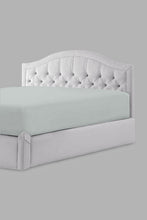 تنزيل الصورة على معرض الصور، Redtag-Teal-Cotton-Fitted-Sheet-
(Single-Size)-Fitted-Sheets-Home-Bedroom-