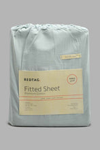 تنزيل الصورة على معرض الصور، Redtag-Teal-Cotton-Fitted-Sheet-
(Single-Size)-Fitted-Sheets-Home-Bedroom-