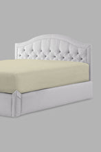 Load image into Gallery viewer, Redtag-Grey-Cotton-Fitted-Sheet-(Double-Size)-Fitted-Sheets-Home-Bedroom-