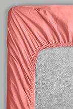 Load image into Gallery viewer, Redtag-Pink-Cotton-Fitted-Sheet-
(King-Size)-Fitted-Sheets-Home-Bedroom-