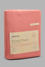 Load image into Gallery viewer, Redtag-Pink-Cotton-Fitted-Sheet-
(King-Size)-Fitted-Sheets-Home-Bedroom-