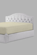 Load image into Gallery viewer, Redtag-Grey-Cotton-Fitted-Sheet-(Super-King-Size)-Fitted-Sheets-Home-Bedroom-