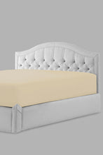 Load image into Gallery viewer, Redtag-Beige-Cotton-Fitted-Sheet-(Super-King-Size)-Fitted-Sheets-Home-Bedroom-